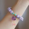 Temple-Style Fluorite Lion Bracelet - Ethnic Design for Women