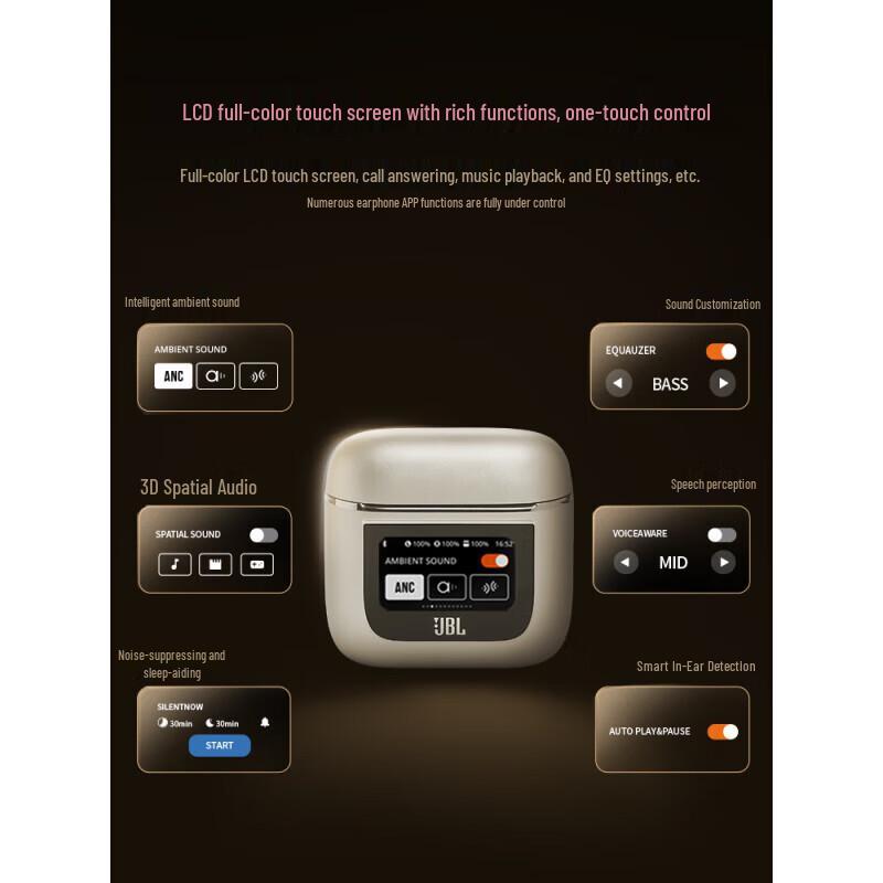 

JBL TOUR PRO 2 True Wireless Noise-Cancelling Earbuds