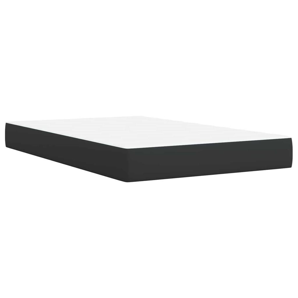 Box Spring Bed with Mattress Black 120 x 190 cm Fabric