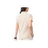 Anta Seria Treningowa Codzienna Oddychająca Koszulka Polo z Krótkim Rękawem o Efekcie Lodu Damskie topy Grzybkowo-Szary 162427101-2