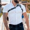 Herren Körper Brustgurt Gürtel Punk Gothic PU Leder Schulterkäfig Gürtelriemen