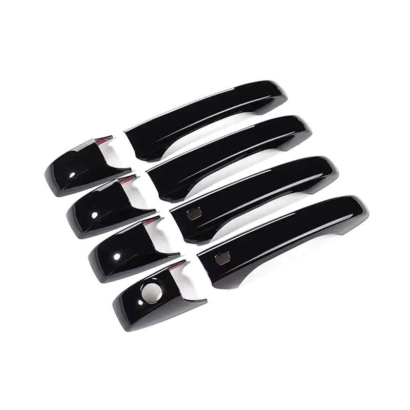 Door Handle Cover For Jeep Grand Cherokee WK2 2011- Carbon Fiber Car Protective Film Decorate Accessories Stickers