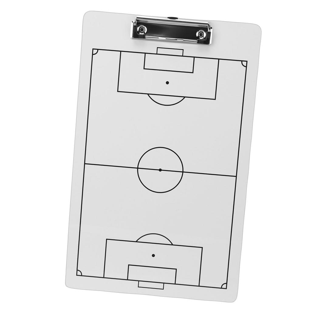 Soccer Dry Erase Board Easy Drawing PVC Soccer Clipboard for Training Strategy Demonstration