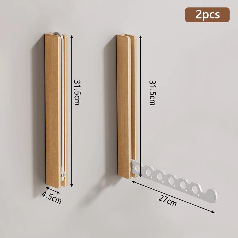 Wood Clothes Hanger  Wall Mounted Drying