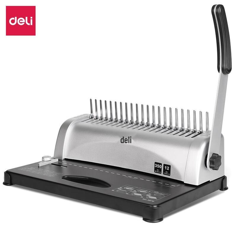 Deli 21-Hole Effort-Saving Comb Binding Machine