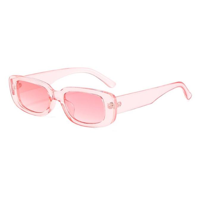 Rectangle Sunglasses for Women Men Trendy Y2k Retro 90s Sun Glasses UV400 Protection Cool Square Frame Sun Shades