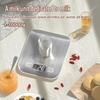 Mini Balance Numérique 10kg/22lb Balance de Cuisine Balance Alimentaire Balance à Café 6 Unités Arrêt Automatique Tare Acier Inoxydable Pile Complémentaire E