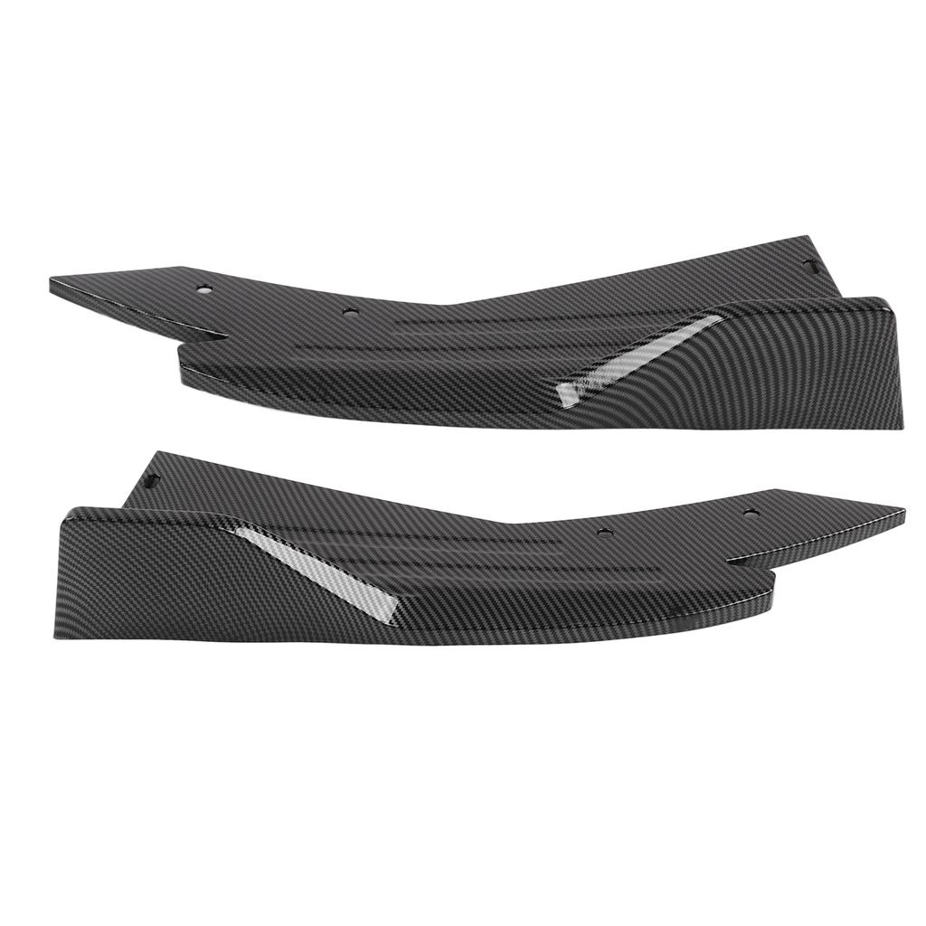 Rear Spoiler Bumper Lip Diffuser Splitter Canard Protector Carbon Fiber Style Side Skirt Universal Body Kit for Cars