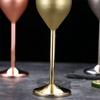 Gold Stainless Steel Restaurant Goblet Bar Tools Champagne Cup Wine Glass Barware Cocktail Glass