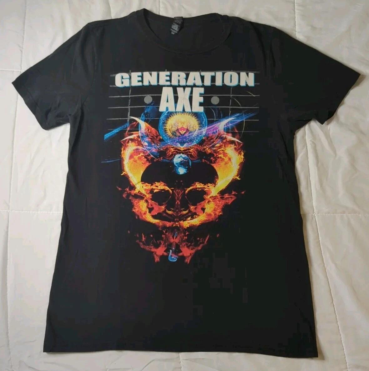 

2016 Generation Axe Concert T-Shirt Black w/Graphic Print Size Small S