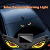 Wireless Solar Demon Eye Light LED Anti-Rear-End Light Vehicle Signal Lights  Car Interior