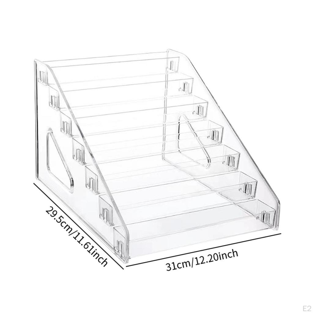 2 Acrylic Lipstick Holders, Nail Polish Display Stand, Essential Oil Stands for Shop