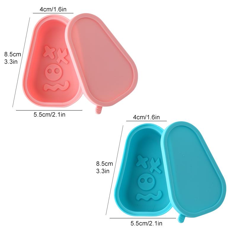 FAIS DU Reusable Silicone Ice Cream Mold Stackable Popsicle Molds DIY Dessert Ice Cream Mold with Stick Multicolour Silicone