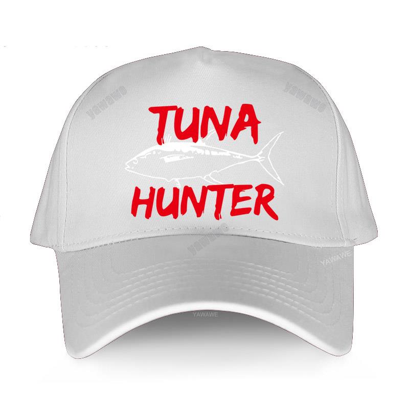 Schwarze, lässige, bedruckte Fischkappen für Jungen, Tuna Hunter, Sporter, Fisher, Unisex-Snapback-Hüte mit Modedruck