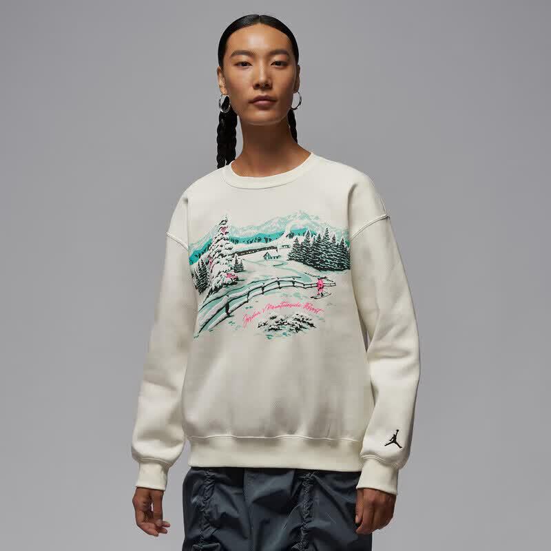 

Jordan Women s Ski Graphic Fleece Crewneck XL