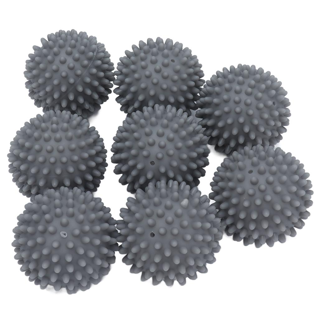 8PCS Clothes Drying Ball Silicone Reusable Drying Ball for Drying Machine 6cm