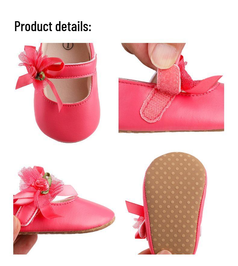 Soft Sole Baby Shoes for Girls, 0-12 Months, Spring To Autumn