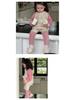 Korean Style Girls' Two-Piece Autumn Sweatshirt & Leggings Set