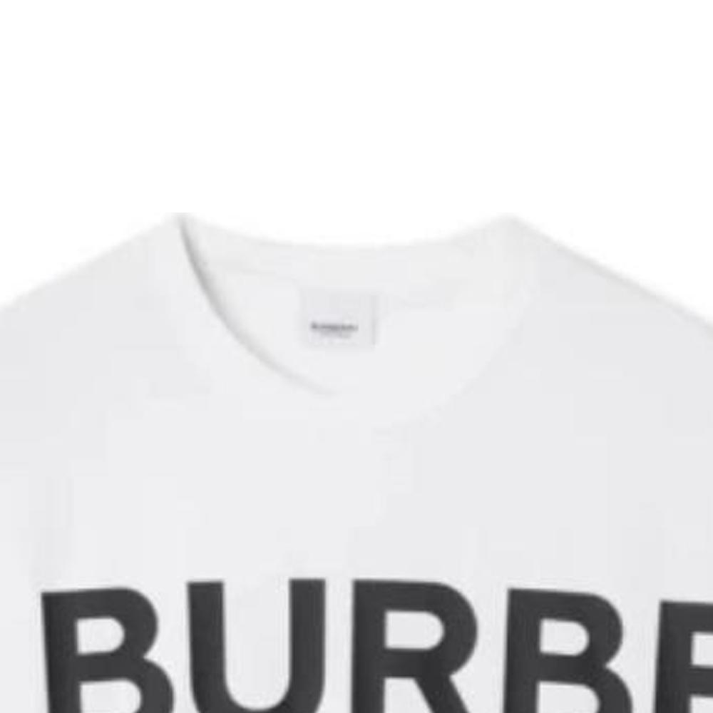 Burberry T-Shirts Men's White Crew Neck Moderate 80843321