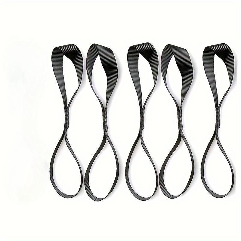 5pcs Heavy Duty Soft Loop Tie Down Straps, 15.9" - Versatile Nylon Bands for Securing ATVs, UTVs, Motorcycles,