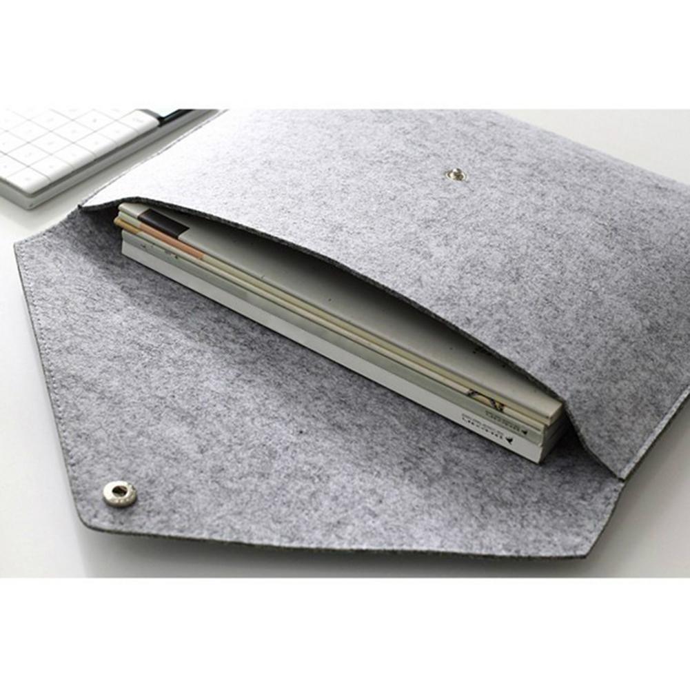 Felt Tablet Sleeve Bag Large Capacity Layered Storage Soft Inner Graphic Drawing Tablet Carrying Case for Travelling