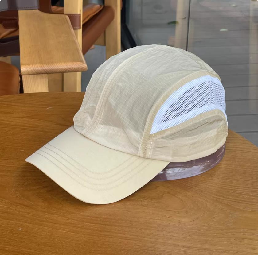 Quick Dry Mesh Baseball Cap Lightweight Breathable Uv Protection Peaked Hat Unisex For Outdoor Camping Hiking Travel Casual