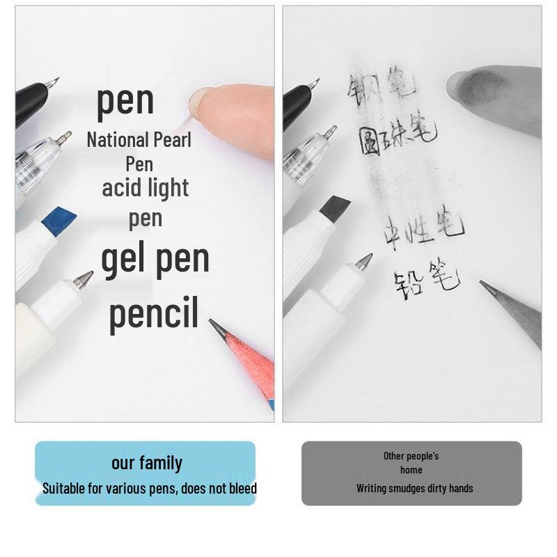 Transparent Sticky Notes: Writable, Adhesive, and Tearable Notepads Perfect for Students To Jot Down Notes and Highlight Key Points.