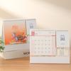 Standing 2026 Desktop Desk Calendar Thick Paper Time Management Writeable Calendar Foldable Memo Function Desktop Paper Calendar