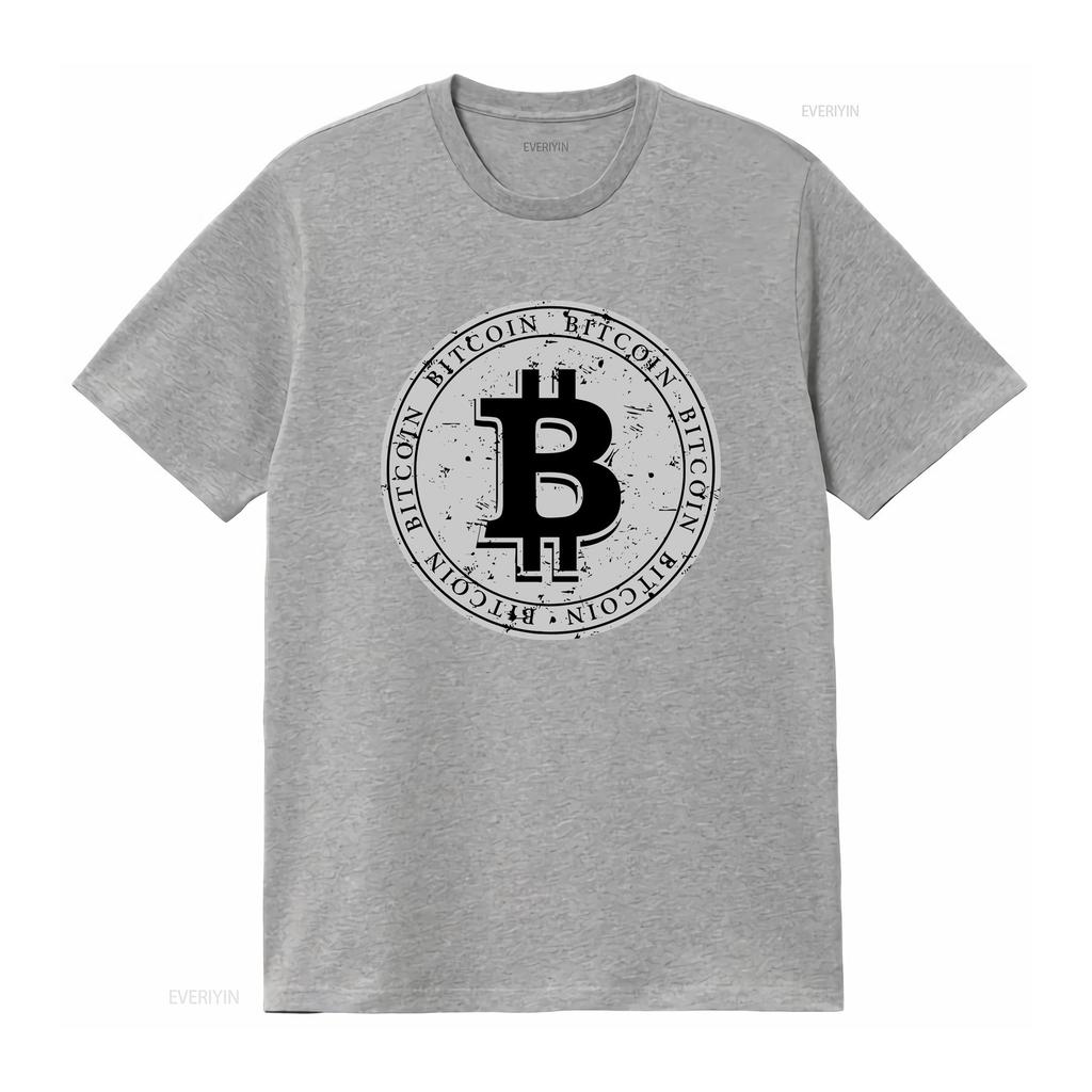Bitcoin Miner Crypto Currency Traders Unisexs T Shirt Vintage Casual Unisex Designer Clothes Homme Stylish Soft Fashion