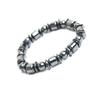 Black Titanium-Germanium Beaded Bracelet for Men & Women - Stylish European & American Design
