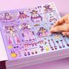 Princess Dress-Up Stickers: Beautiful Outfit Changes for Dolls, Ages 3-6 - Educational Toy for Girls