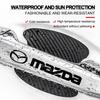 Car Door Sticker Carbon Fiber Scratches Auto Handle Protection Film For Mazda 3 6 CX5 2 CX3 CX9 MX5 RX8 Axela Demio MS CX5 2 Axela Demio Atenza MS GJI