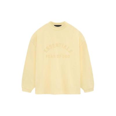 Essentials Long-Sleeve T-Shirt Garden Yellow Men Tops 125SP242011F