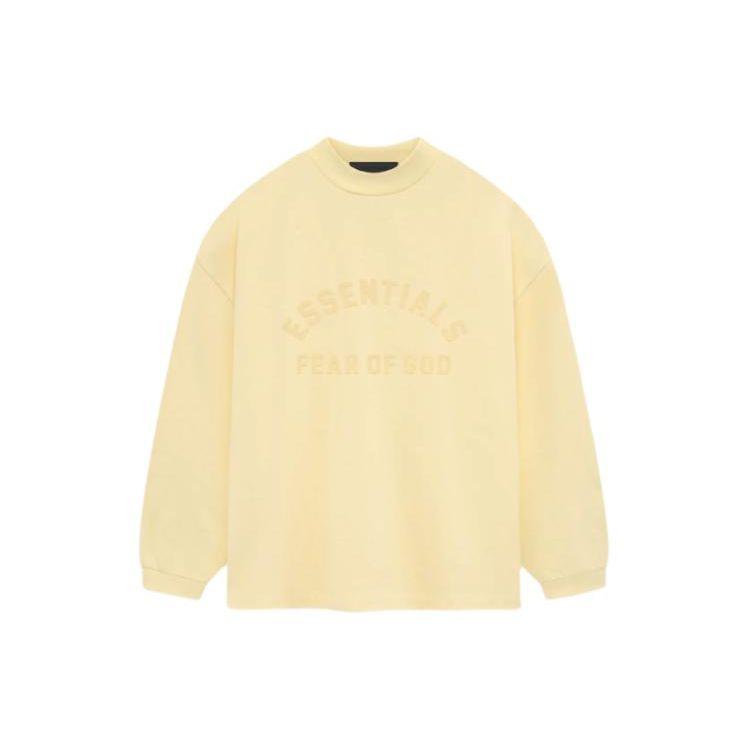 

Футболка с длинным рукавом Fear of God Essentials Garden Yellow для мужчин 125SP242011F M