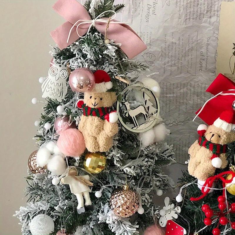 1Pcs Artificial Christmas Tree with Snow White Snow Pine Fir Xmas Tree Home Party Garden Decor New Navidad Favors Gift