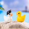 40/20 Stück Mini Harz Piratenenten Kleine Enten Miniaturfiguren Großhandel Kleine Enten Anhänger Für Party, DIY Mikro-Landschaftsdekorationen