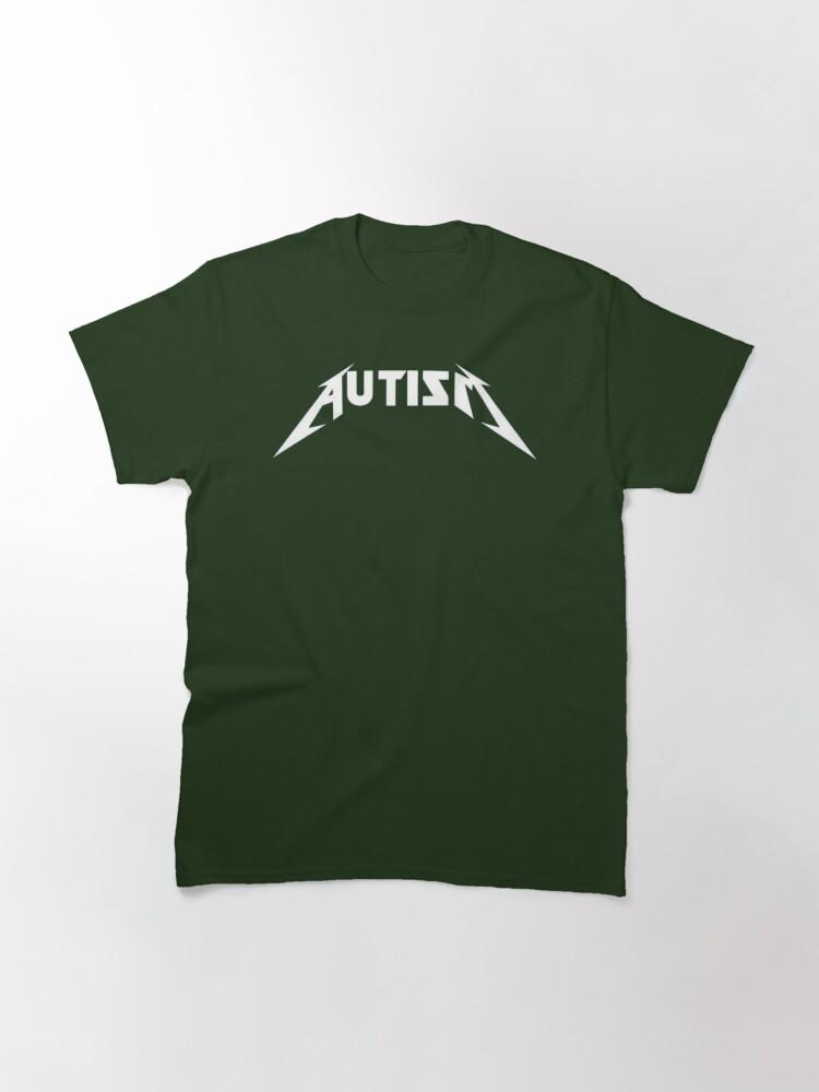 Autism metal font Classic T-Shirt