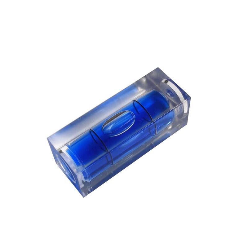 15X15X40mm Quadratische Wasserwaage Grün Libellenwaage Horizontal Präzision Spiritusblase Libelle Neigungsmesser Messset