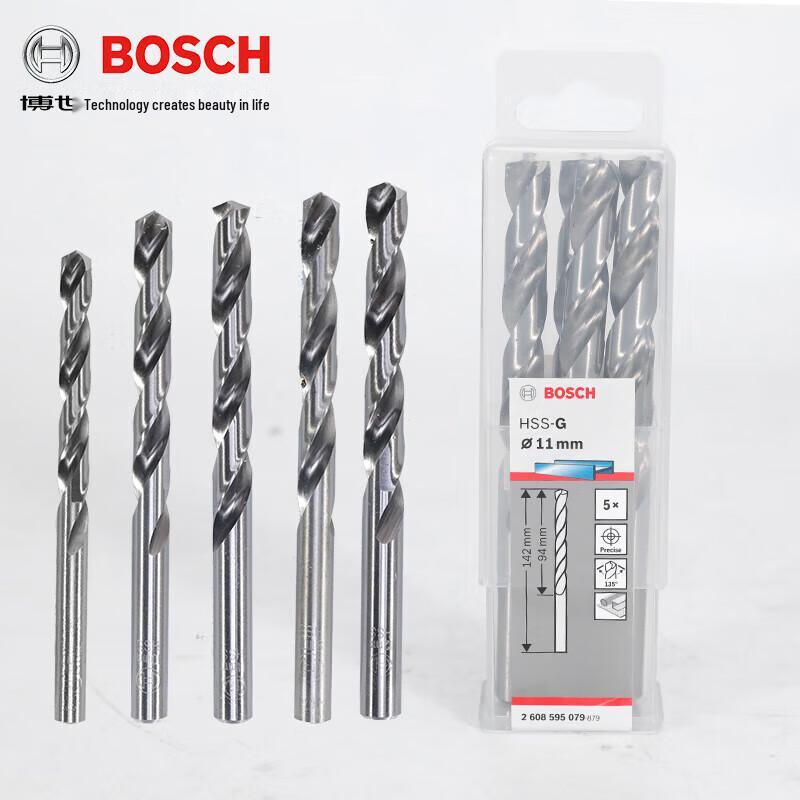 BOSCH HSS-G Metal Twist Drill Bit CN plug (adapter included)