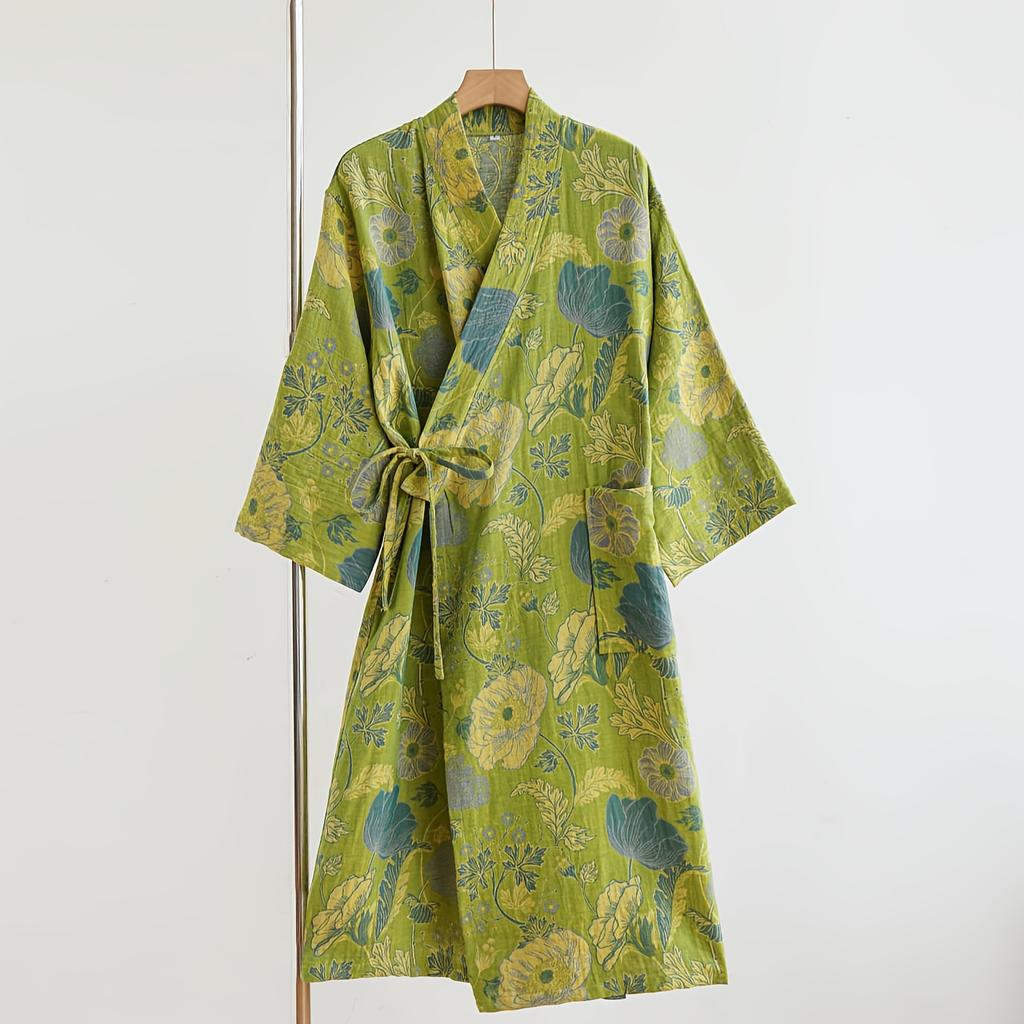 Breathable Bath Towel Machine Washable Perfect for Beach Pool Shower Poolside Attire Vibrant Kimono Design Fabric Wash Cloths