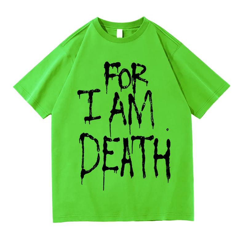 

2025 The Pretty Reckless For I Am Death Tshirts Unisexs Women Clothing Cotton Short Sleeves Oversized T Shirts Fashion Vintage Ts 2XL