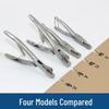 Stainless Steel Veterinary U/V-Shaped Pig Ear Notcher Pliers - Multiple Specs