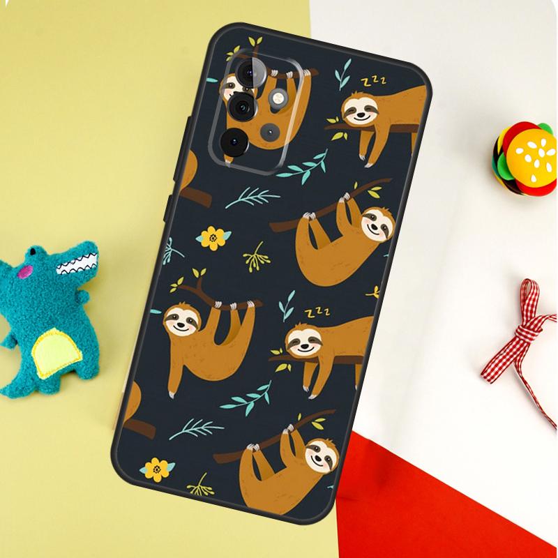 Baby Sloth For Samsung Galaxy A22 A32 A52 A54 A34 A14 A55 A35 A15 A53 A33 A13 A05 A06 A16 Phone Case