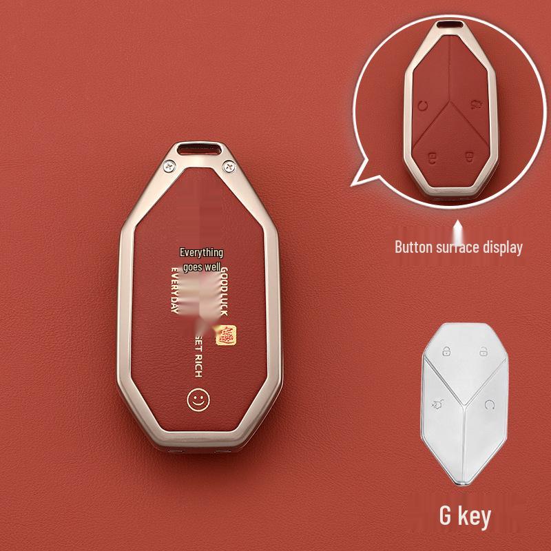 BYD Fangchengbao 5 Premium Key Case for Men and Women - Elegant Keychain Holder No Specification