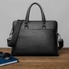 COW Men's Genuine Leather Business Laptop Briefcase