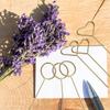 20/40Pcs Floral Card Holder Picks Metal Wire Place Card Holder Picture Holders Photo Stick Clip Floral Picks para festa de casamento