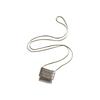 Minimalist Fashion Vacation Style Bag Pendant Long Necklace for Women Luxury Unique High-End Vintage Layered Sweater Chain