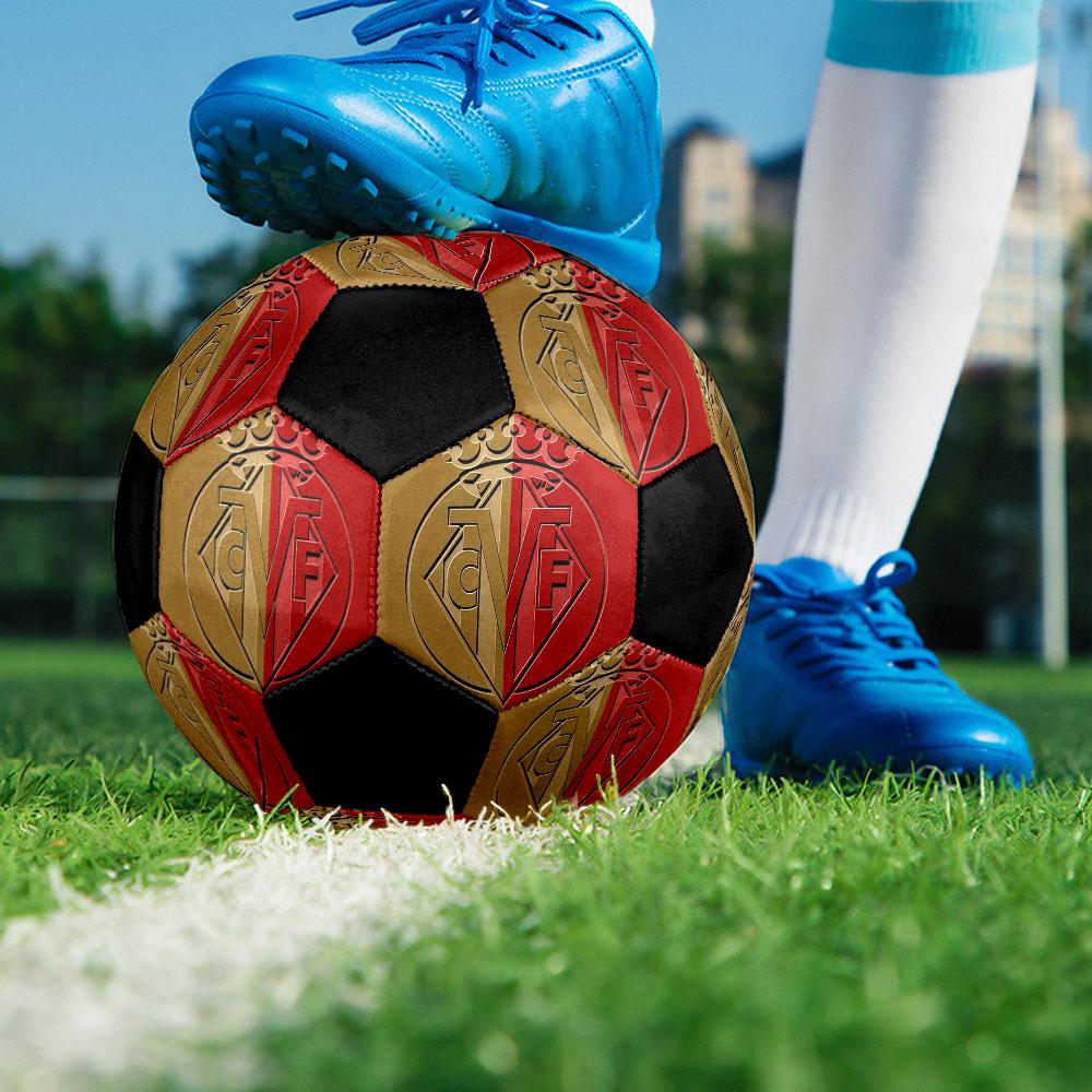 1PC Villarreal football size 5 soccer ball PrahaIndoor Soccer Ball Colorful All Ages Machine Stitched PVC Competition Ready Durable High-Bounce