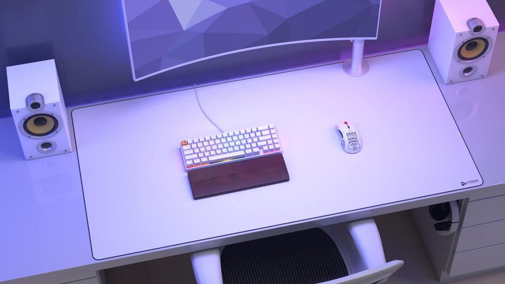 Glorious Stiich Cloth Mousepad (White) XXL Extend Cloth Gaming Mouse Pad GW-XXL MS566