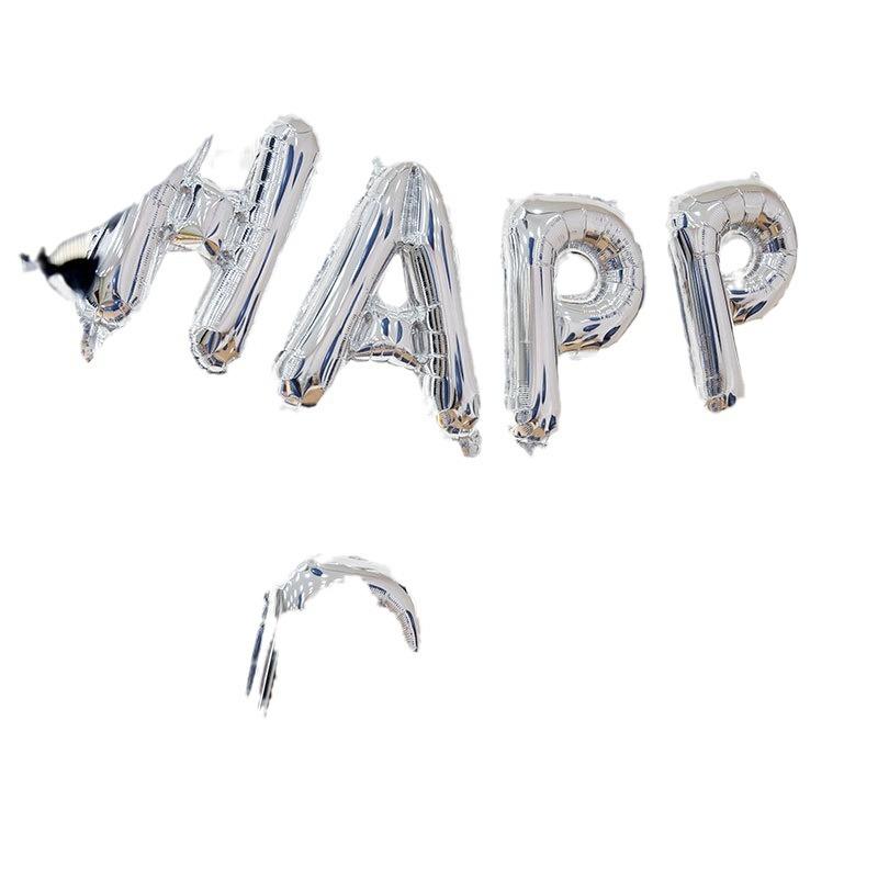 Decorative Arrangement Balloon Baby Year Old Package Children'S Party Night Blue Balloon Birthday Package Decoration Supplies